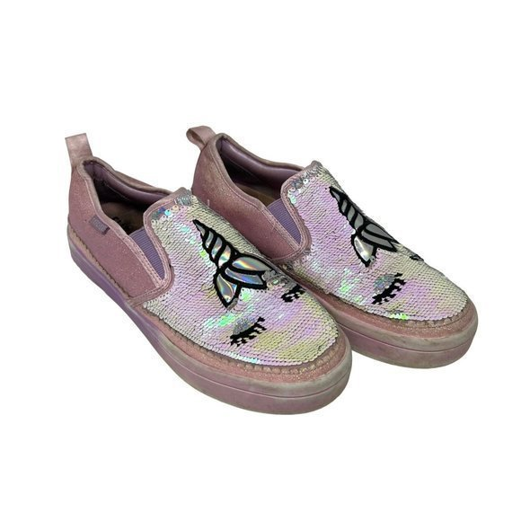Ladies Sketcher's Shimmery Slip On‎ Shoes - Size 4 - Picture 1 of 7